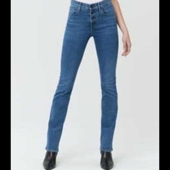 FREE PEOPLE 3x1 N.Y.C. Poppy Slim Boot Cut Jean Button Fly 29 - Picture 3 of 16